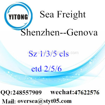 Shenzhen Port LCL Consolidation To Genova